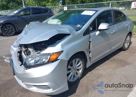 2012 Honda Civic Ex from USA, damaged, VIN 2HGFB2F83CH554549
